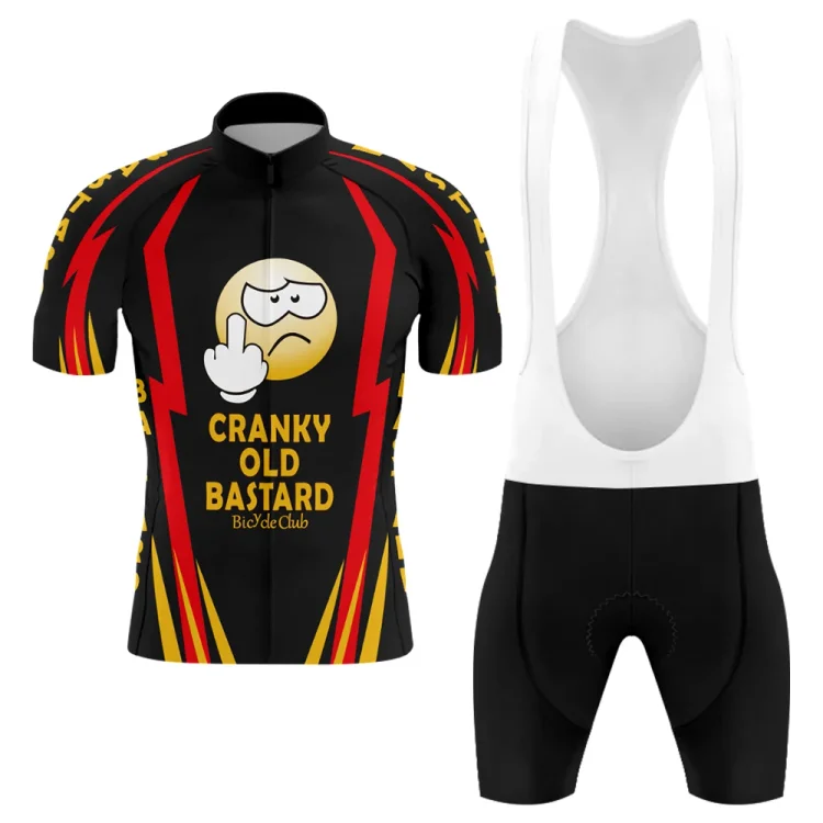 Cranky Old Bastard Men's Short Sleeve Cycling Kit