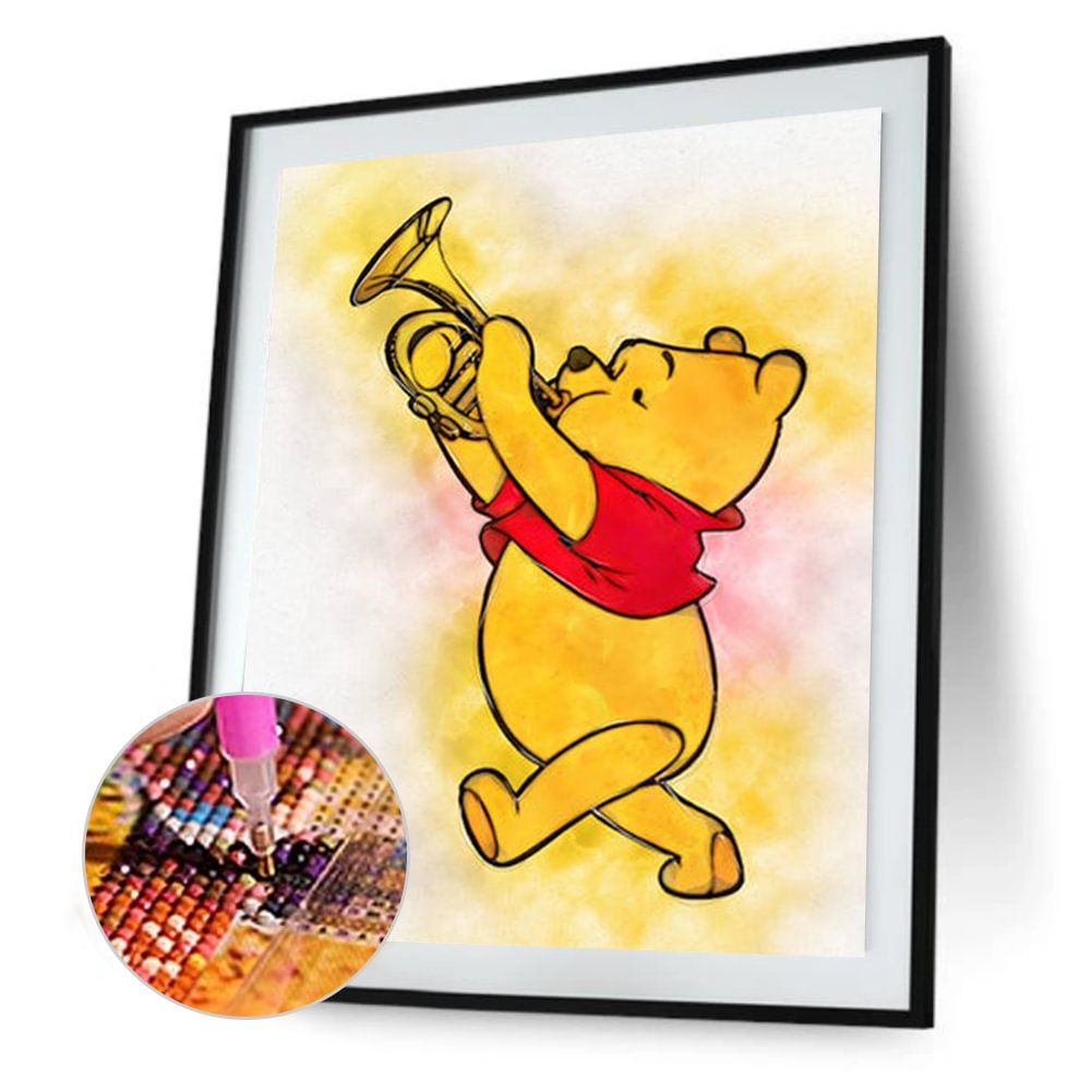 Winnie The Pooh-Full Round Diamond Painting
