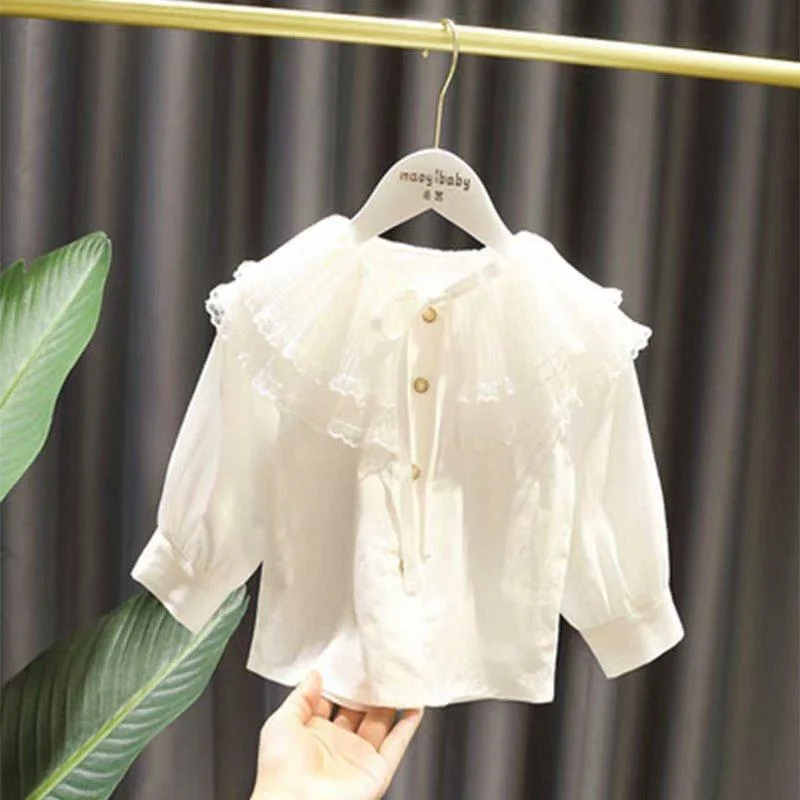 2pcs Dess Sets Dess And T Shirt Cotton Denim Baby Girls Dress Long Sleeve Child Clothing