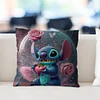 Stitch - 11CT Stamped Cross Stitch Pillowcase 45*45cm