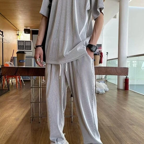 🔥Ice Silk Male Casual Suit