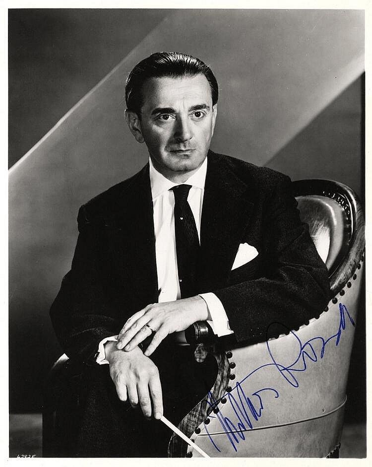 MIKLOS ROZSA Signed Photo Poster paintinggraph - Hungarian Musician / Composer - Preprint