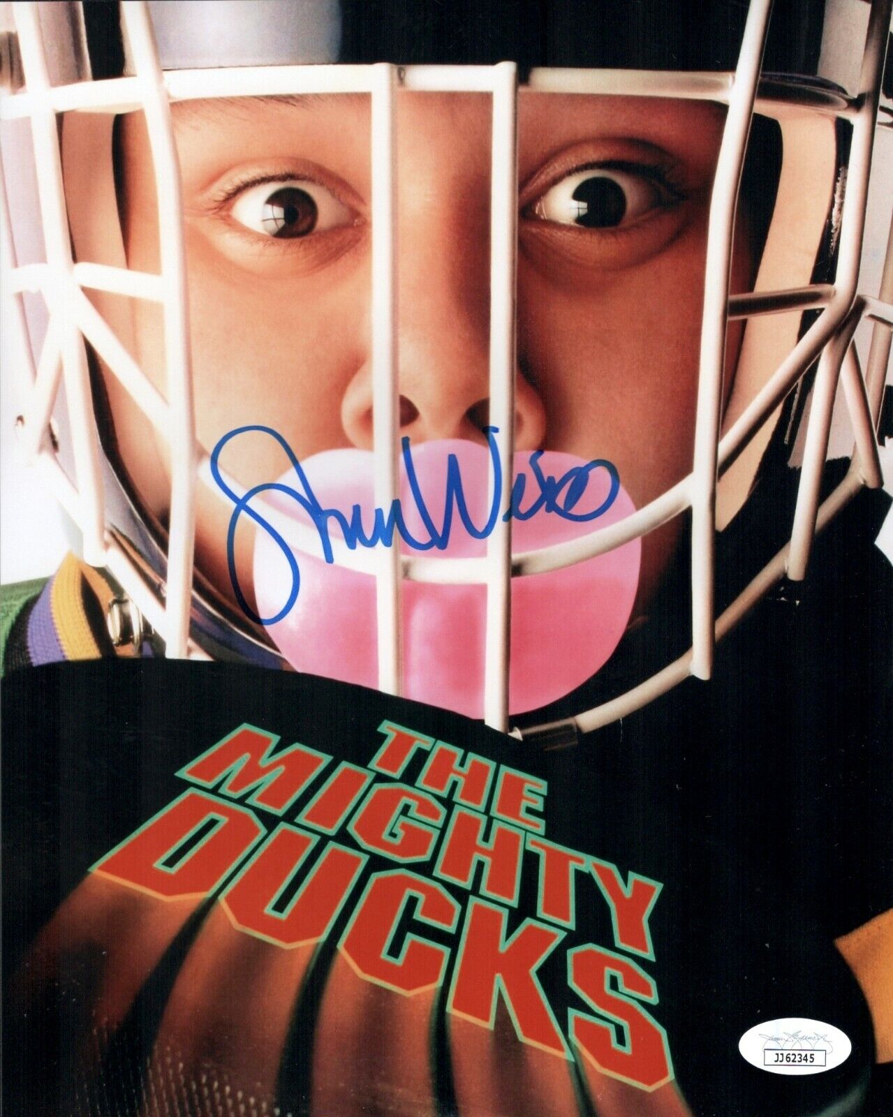 SHAUN WEISS Signed 8x10 Photo Poster painting Greg Goldberg The Mighty Ducks #33 COA JSA Cert