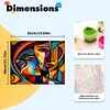 Three Abstract Figure Paintings-Paint by Numbers Acrylic Painting 40*50CM