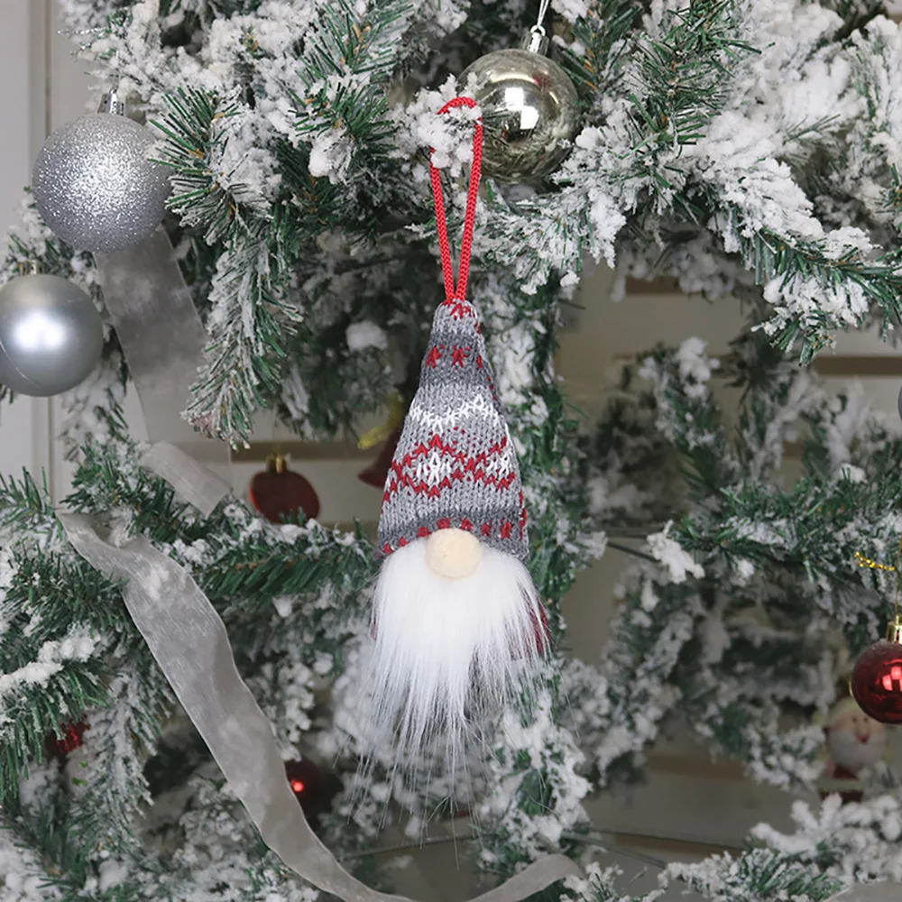 Christmas faceless old man doll holiday pendant decoration