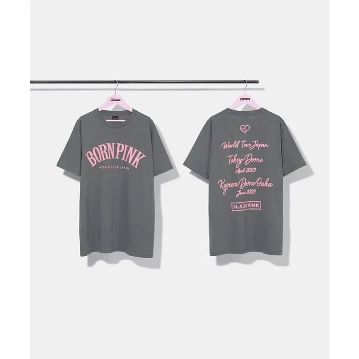 BLACKPINK World Tour BORN PINK JAPAN Same Logo T-shirt