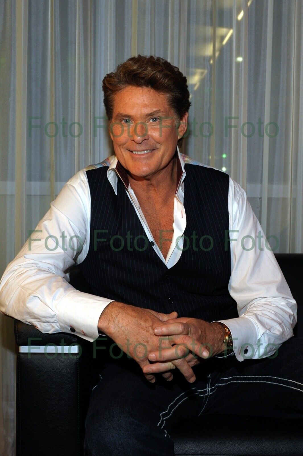 David Hasselhoff Musik Film TV Foto 20 x 30 cm ohne Autogramm (Be-14