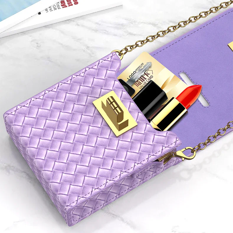 Suitable For Samsung ZFlip3/ZFlip4 Xiaoxiangfeng Chain Bag Mobile Phone Bag