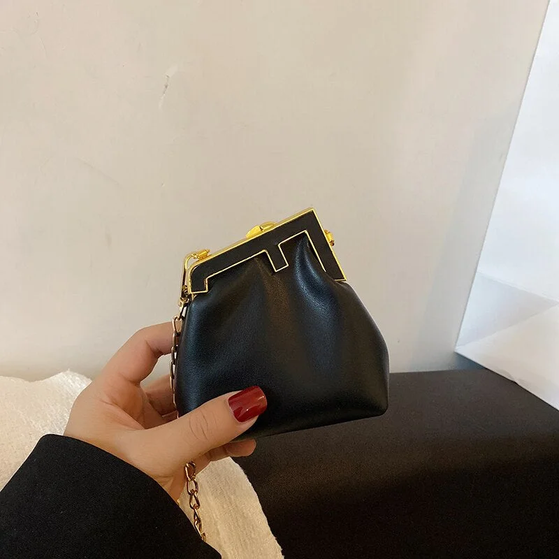 New 2022 In Trend Pretty Pouch PU Leather Crossbody Bags Women Brand Luxury Shoulder Handbags Kawaii Totes Long Belt Clutch