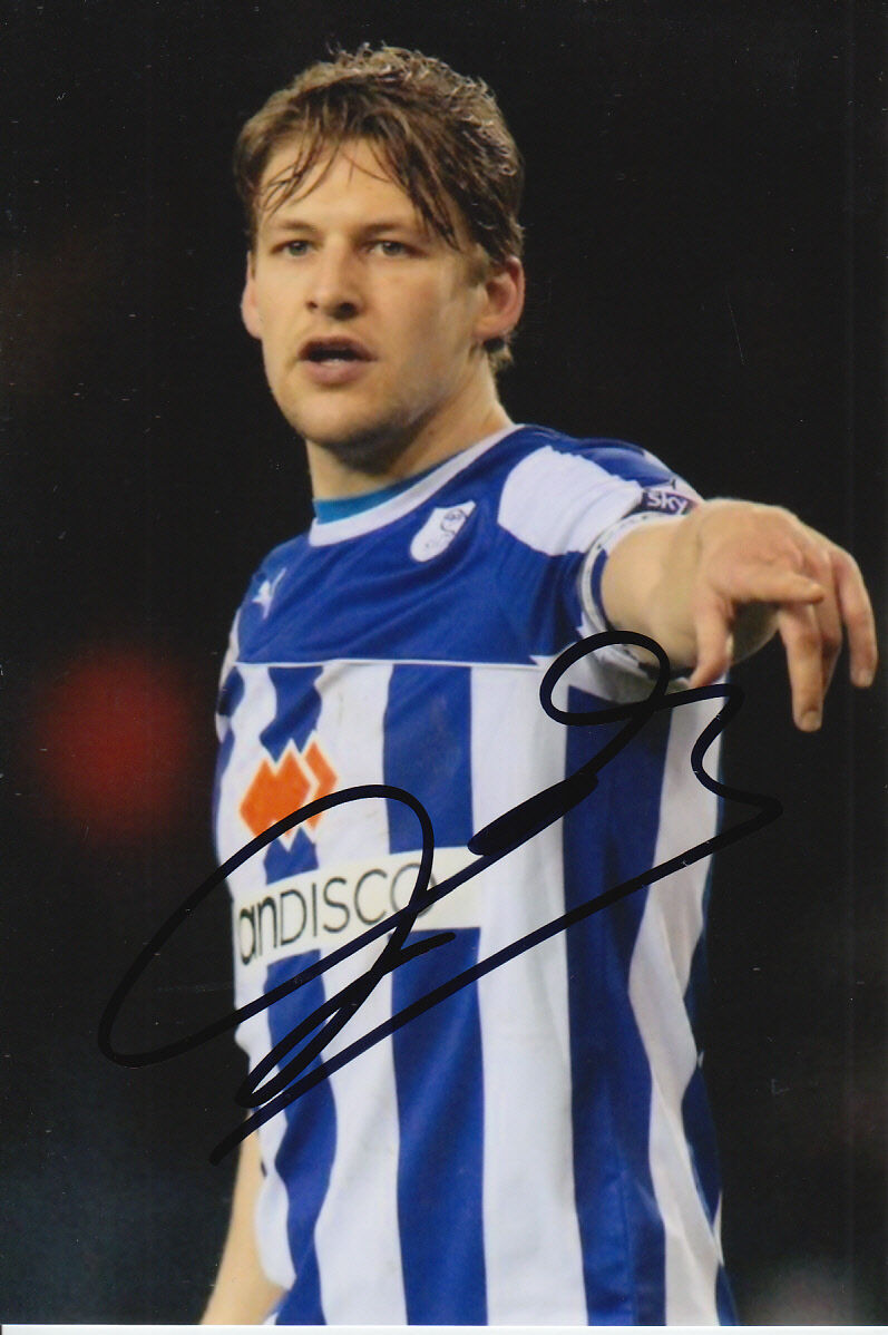 SHEFFIELD WEDNESDAY HAND SIGNED GLENN LOOVENS 6X4 Photo Poster painting 1.