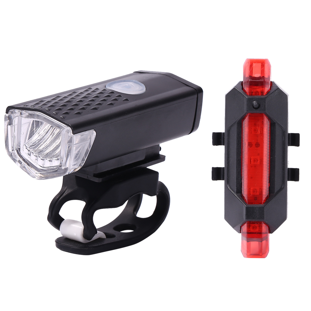 

LED Bike Headlight Front Lamp USB Rechargeable Taillight Cycling Equipment, 501 Original