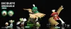 1/20 Scale World Zukan Evolution of Decidueye Set - Pokemon Statue - Wonder Studio