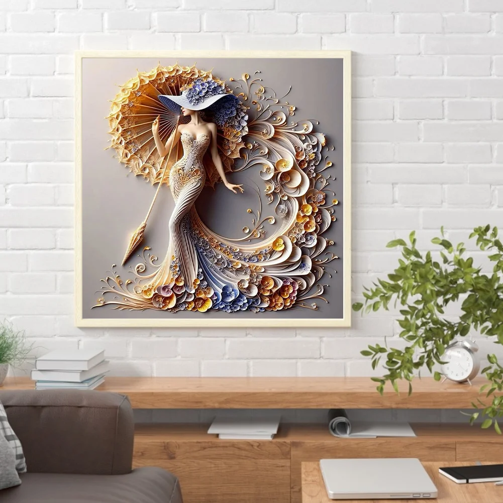 Diamond Painting - Full Round Drill - Beauty(Canvas|40*40cm)