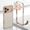 Seahorse Buckle Metal Frame Phone Case - Pure Frame, Breathable & Backless, Specialized Protective Cover for iPhone 17