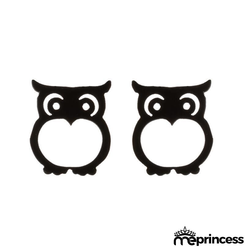 Women Fashion Hollow Eagle Owl Snake Dolphin Bee Giraffe Elephant Dog Cat Rabbit Fish Bird Penguim Stainless Steel Stud Earrings