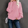 Women Long Sleeve Knitted Loose Fitting Sweater