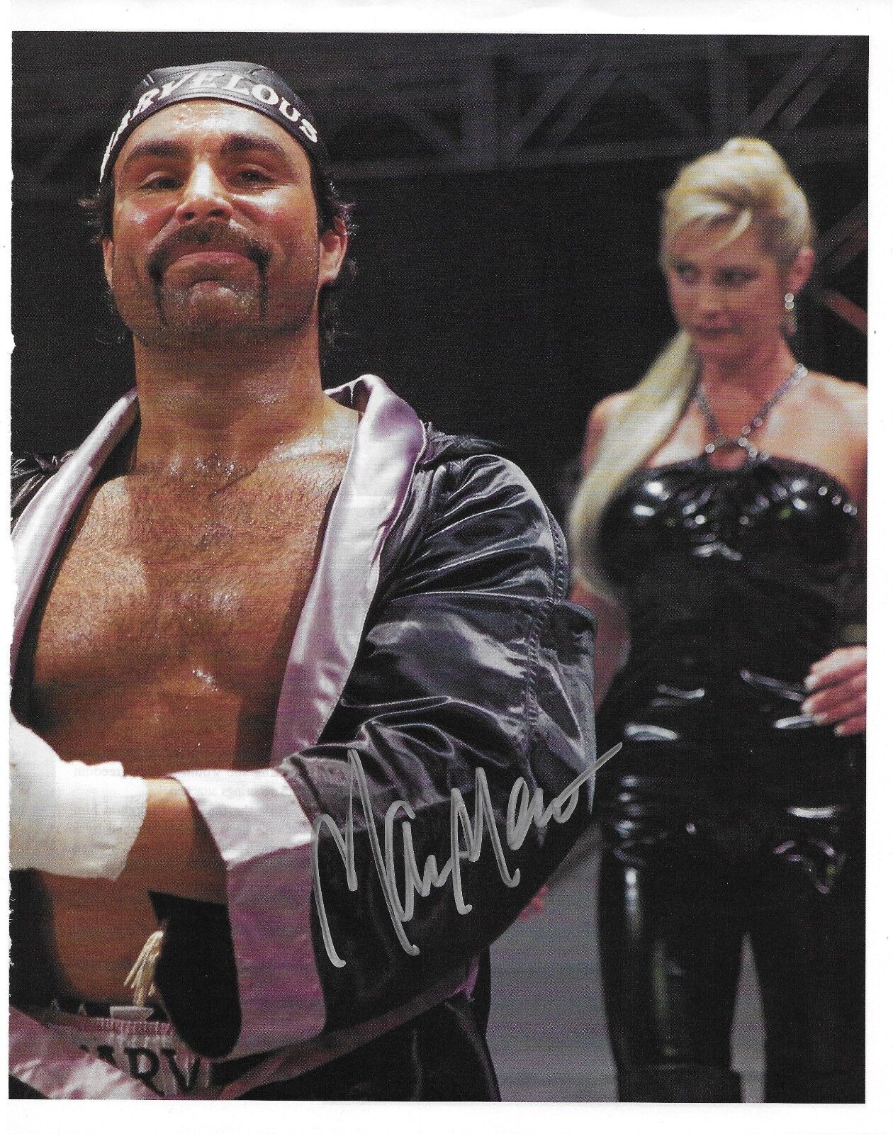 Marc Mero Signed 8.5x11 Magazine Page Photo Poster painting WWE Autograph Star Picture w/ Sable