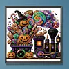 Train DIY Partial Drill Rhinestone Diamond Painting Kit 30x30cm
