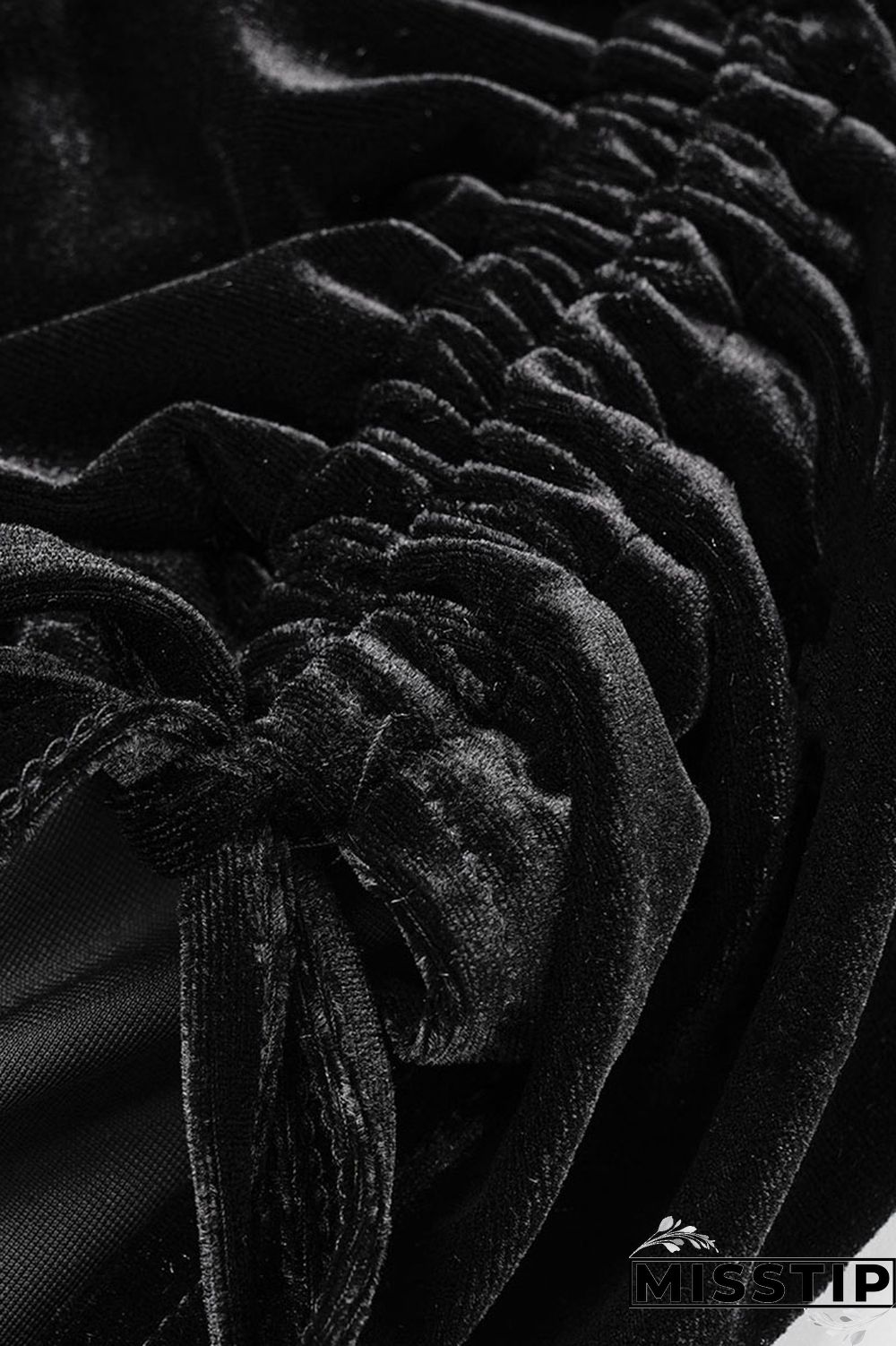 Blue Street Patchwork Solid Draped asymmetrical crop top Straight Long Sleeve Two Pieces