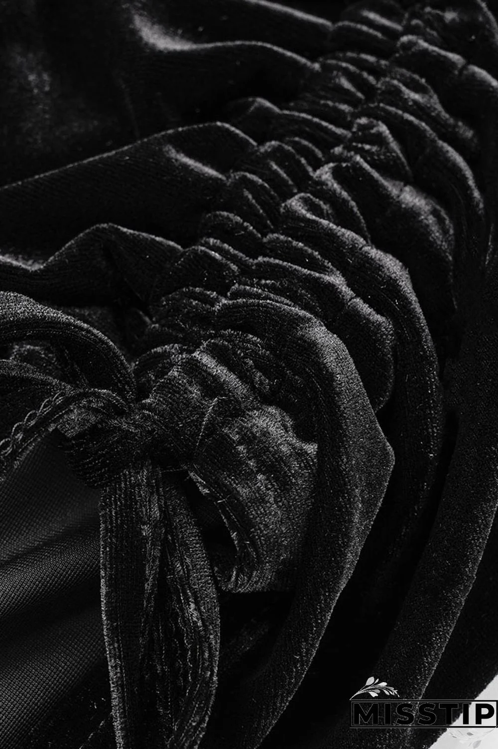 Blue Street Patchwork Solid Draped asymmetrical crop top Straight Long Sleeve Two Pieces