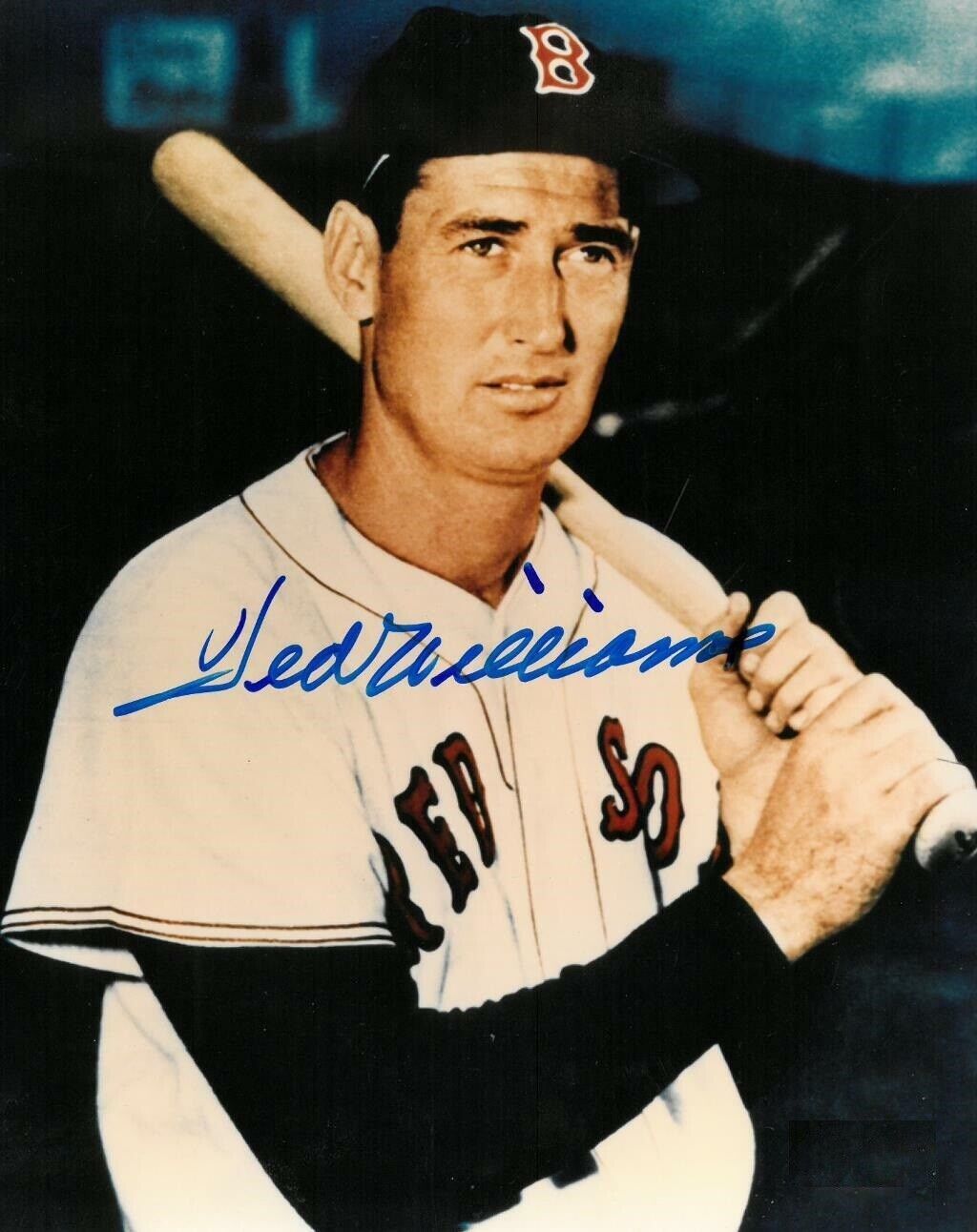 Ted Williams Autographed Signed 8x10 Photo Poster painting ( HOF Red Sox ) REPRINT ,