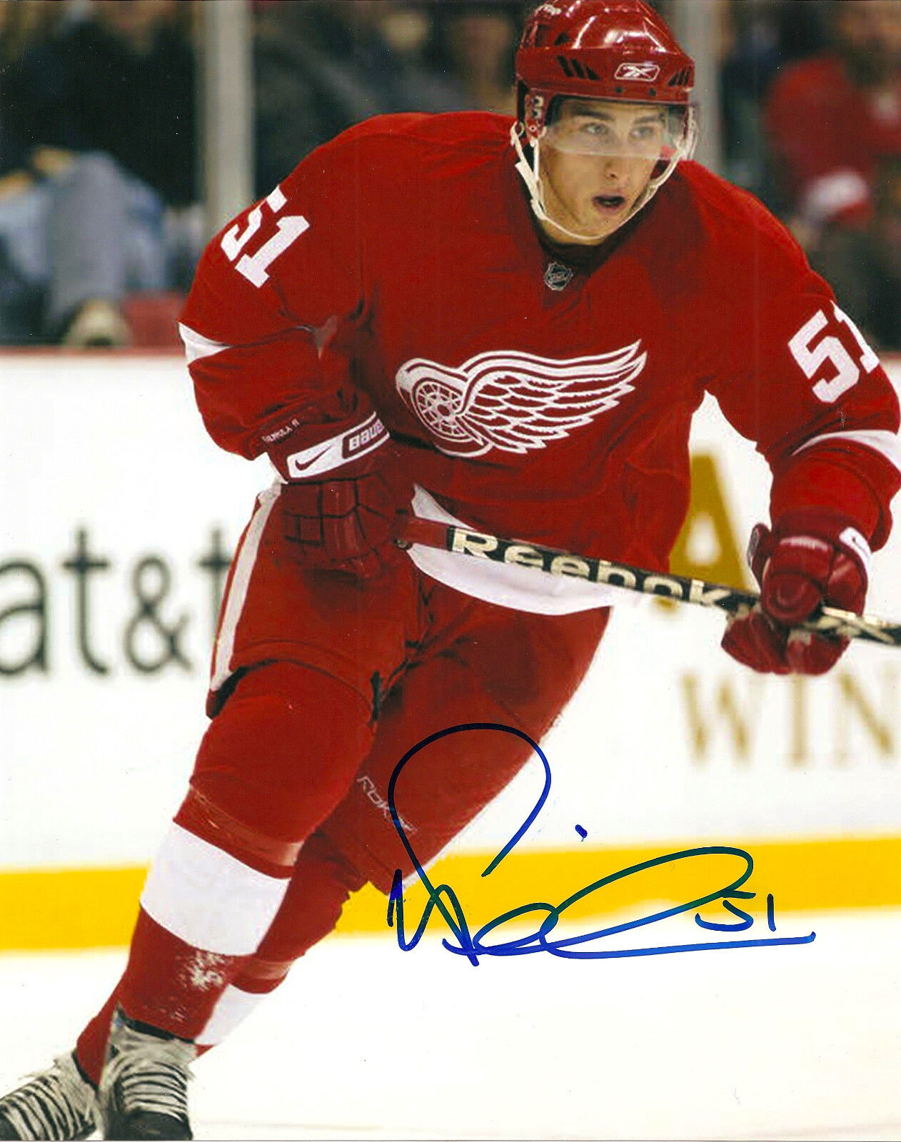 Detroit Red Wings Valterri Filppula Signed Autographed 8x10 Photo Poster painting COA