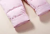 Baby Girl Boy Down Outfit Suit Warm Overalls Sets 2 Pcs