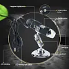 Microscope Accessories Kit Adjustable 1600X 3 in 1 Digital Microscope, with Bracket Microscope Slides