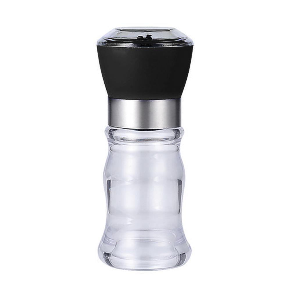 

Kitchen Manual Grinding Bottle Pepper Grinder Spice Seasoning Jar, Black, 501 Original