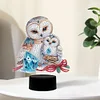 Cute Owl DIY Diamonds Painting Table Lamp 5D DIY Diamond Painting Night Light