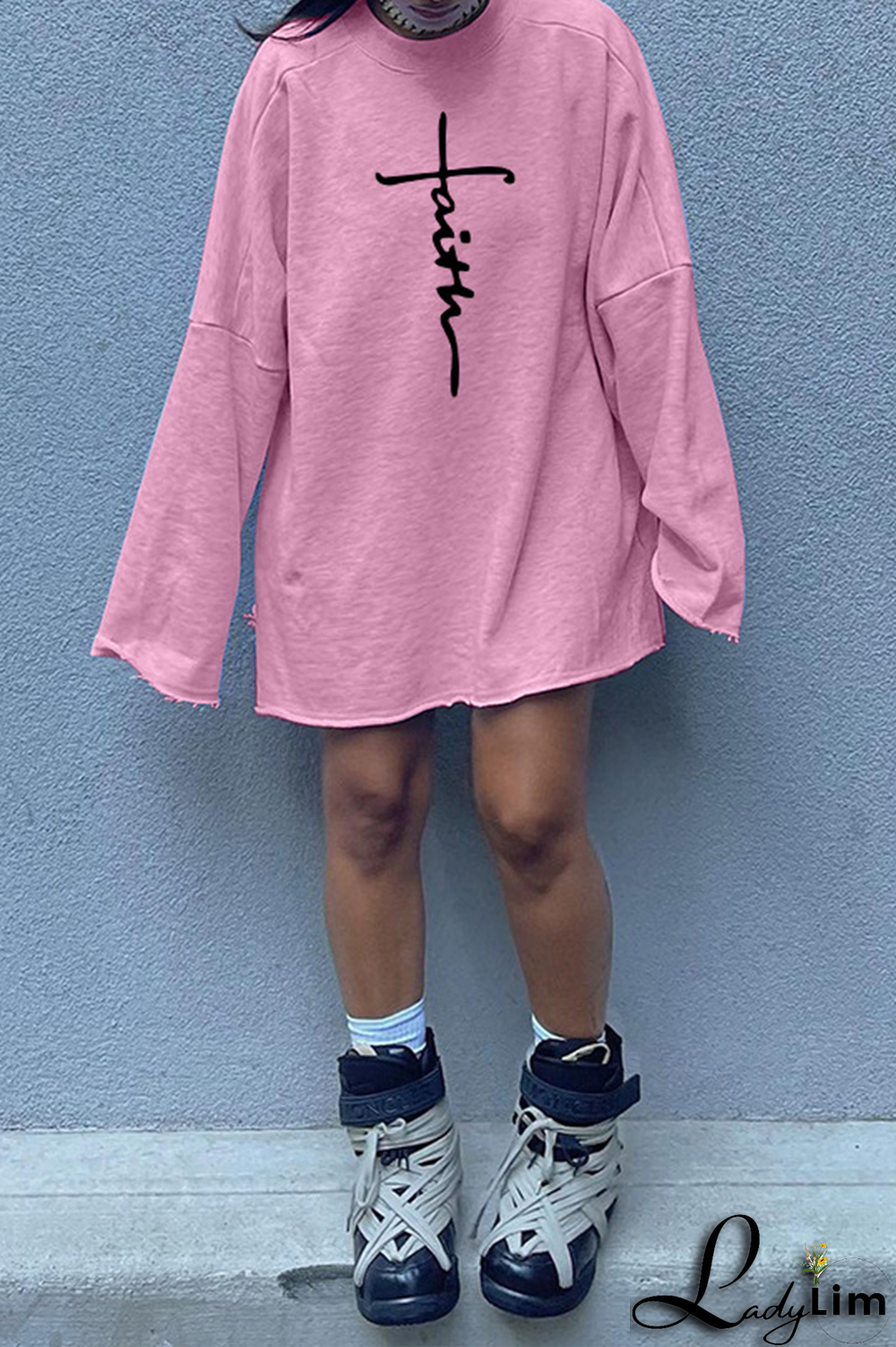 Green Casual Print Patchwork O Neck Straight Dresses