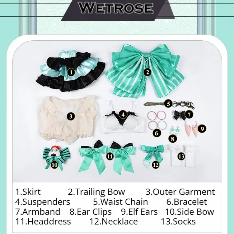 [Wetrose] Pre-Order Arknights Haruka Vernal Voyage Lolita Dress Game Outfit Cosplay Costume