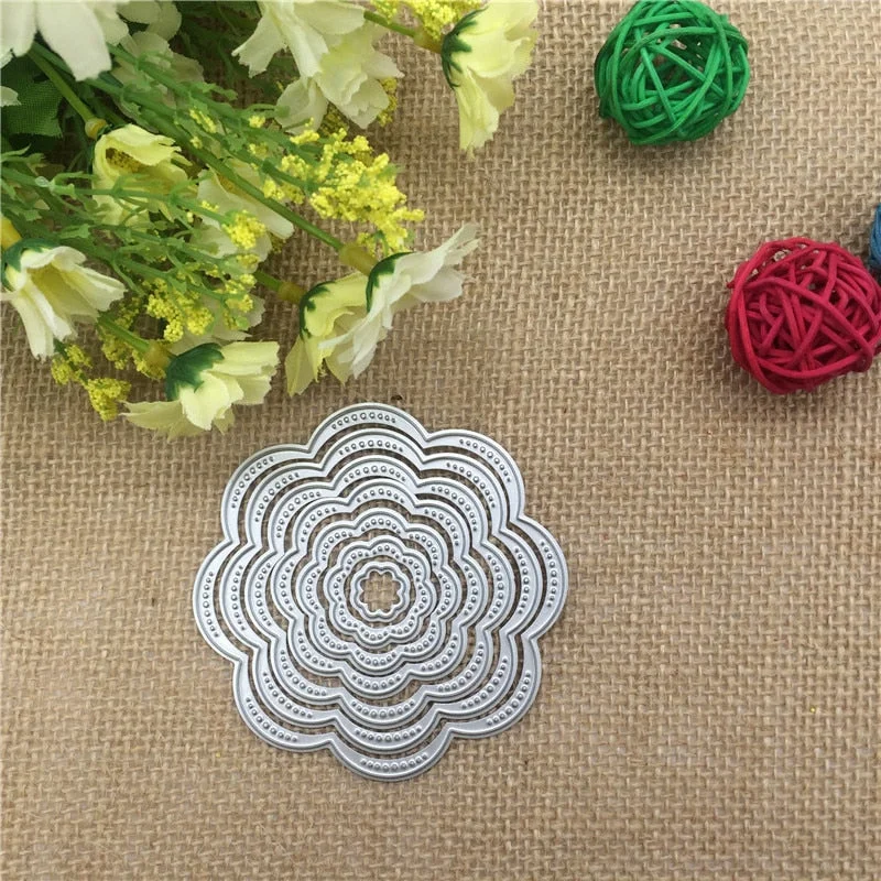 Flower design Metal Cutting Dies Stencils for DIY Scrapbooking/photo album Decorative Embossing DIY Paper Cards