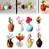 3D Ceramic Vases Fridge Magnet Decorative Vase Fridge Magnet for Fridge Ornament