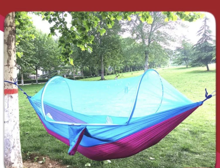 lockmesh camping netted hammock