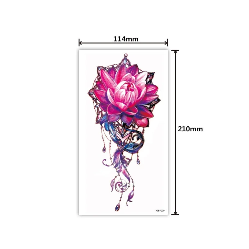 Full Arm Tattoo Sticker Creative Personality Small Full Arm Temporary Tattoo Original Waterproof Sweat Lasting Tattoo Sticker