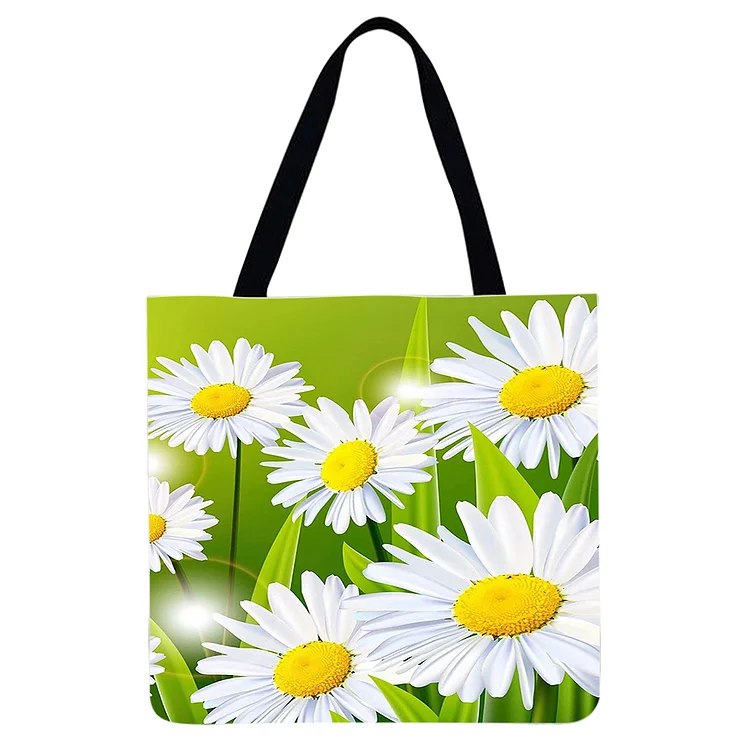 Flower Animal - Linen Tote Bag