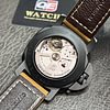 PANERAI LUMINOR PAM00441  44mm Black Ceramic Leather GMT Automatic 