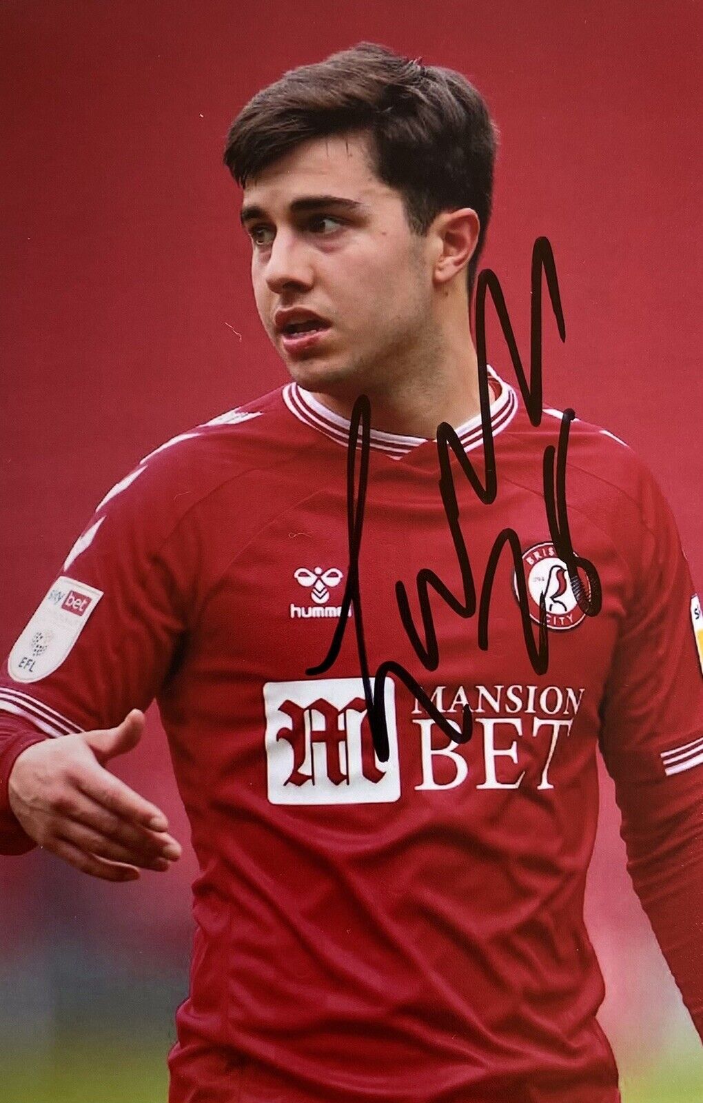 Liam Walsh Genuine Hand Signed Bristol City 6X4 Photo Poster painting