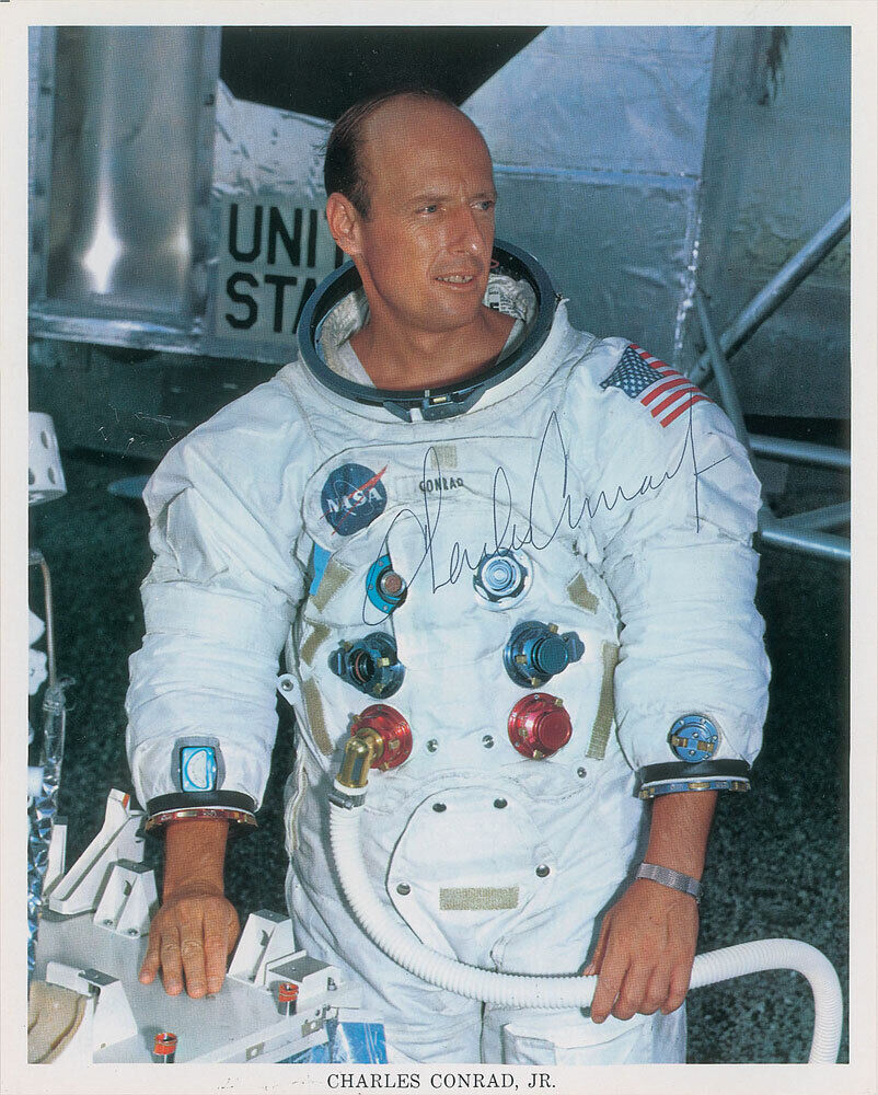 CHARLES CONRAD Signed Photo Poster paintinggraph - Apollo 12 Astronaut NASA - preprint