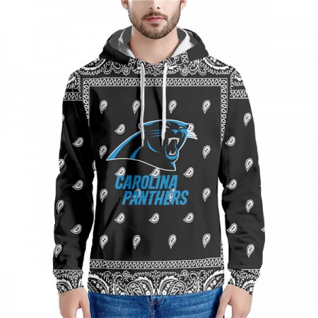 Men's Carolina Panthers Black Pullover Hoodie 8MA3