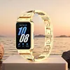 Case+Band Stainless Steel Sport Replacement Watch Strap for Samsung Galaxy Fit 3