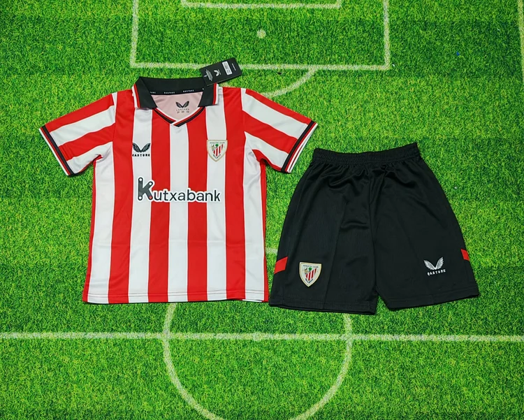 25/26 Athletic Bilbao Home Jersey for Kids