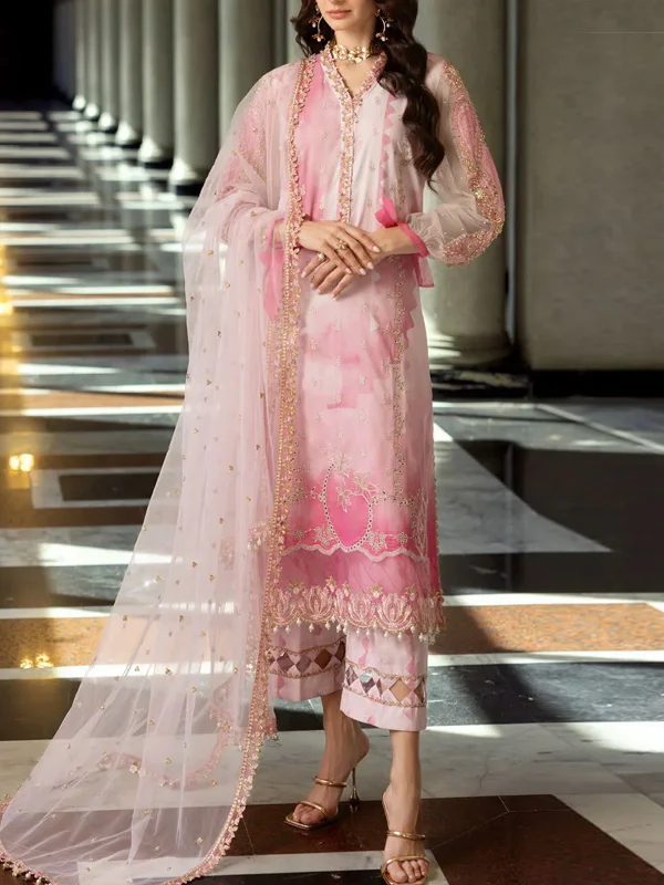 Chiffon Print Party Style Women's Suits