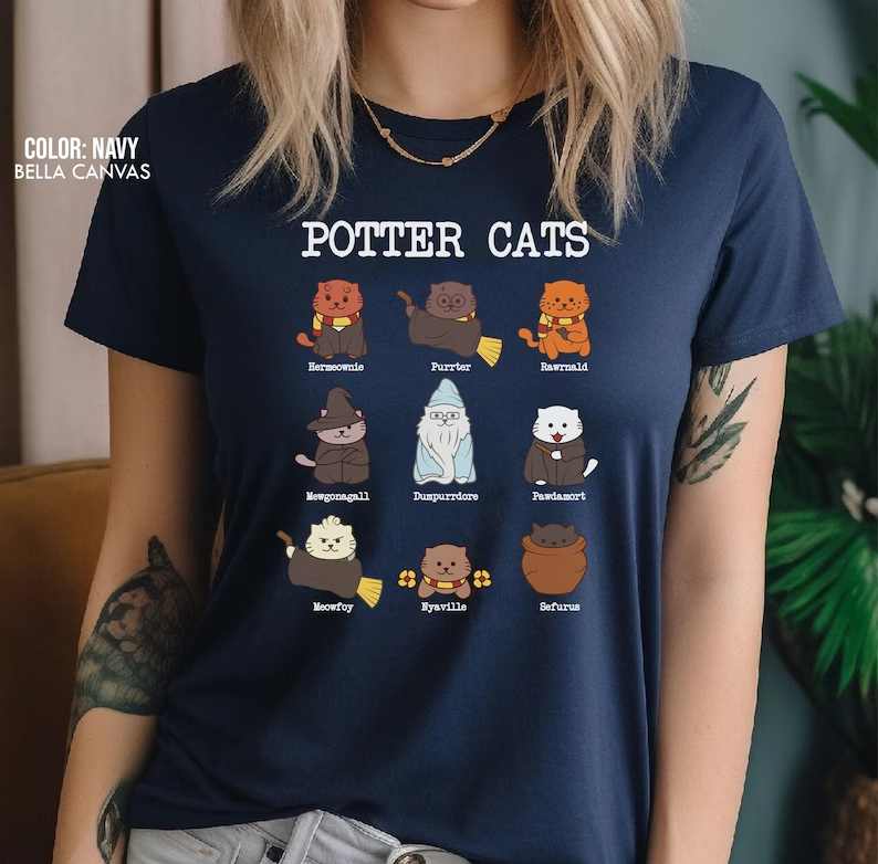 Cute Harry Potter Cats Shirt