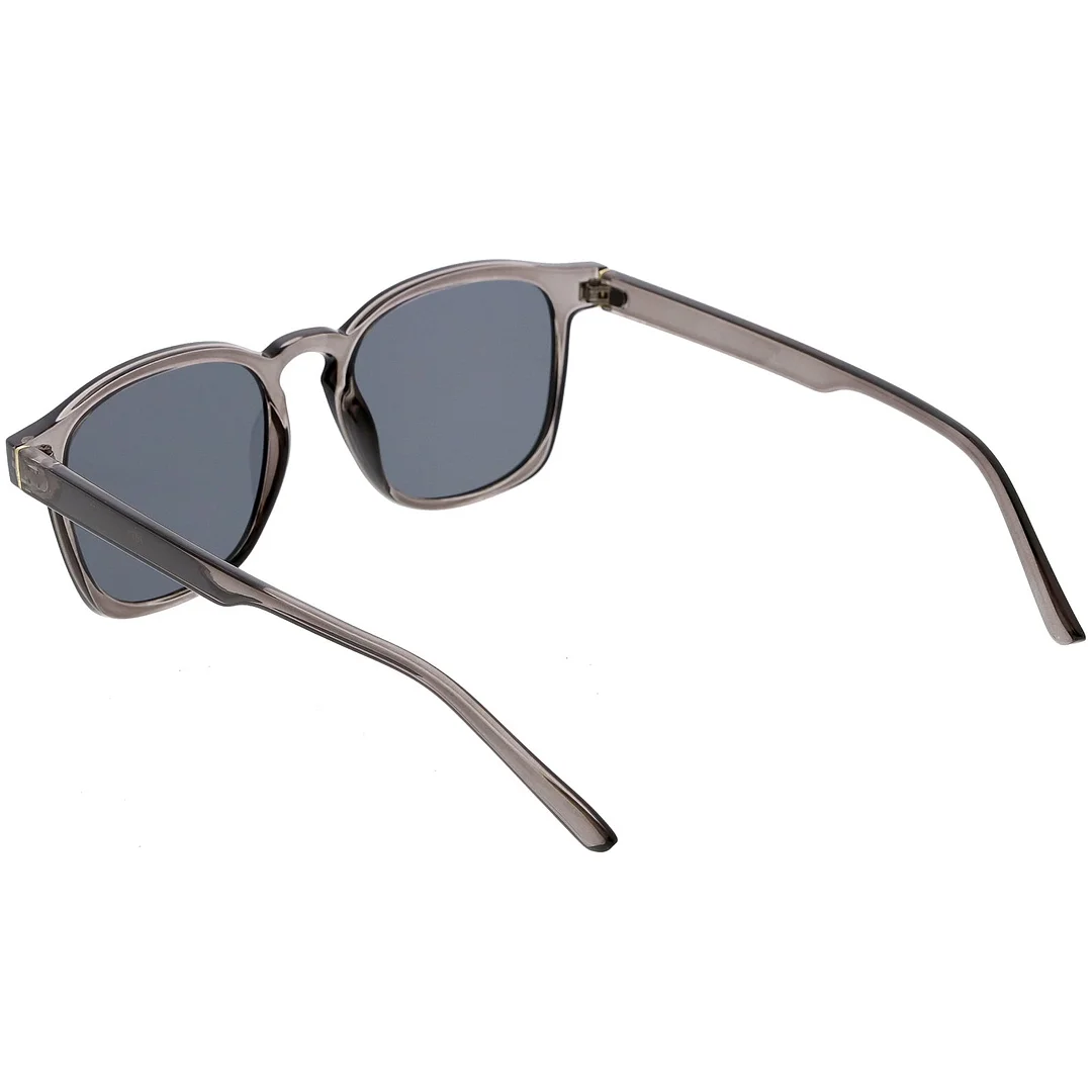 Classic Horn Rimmed Square glasses Neutral Colored Flat Lens 49mm