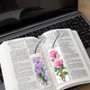 3Pcs Diamond Painting Flower Bookmark Making Kit Decoration