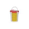 BucketBoss 5 Gallon Bucket Canvas Tool Holder and Organizer with 56 Pockets & Bucket Stacker Small Parts Organizer, Yellow