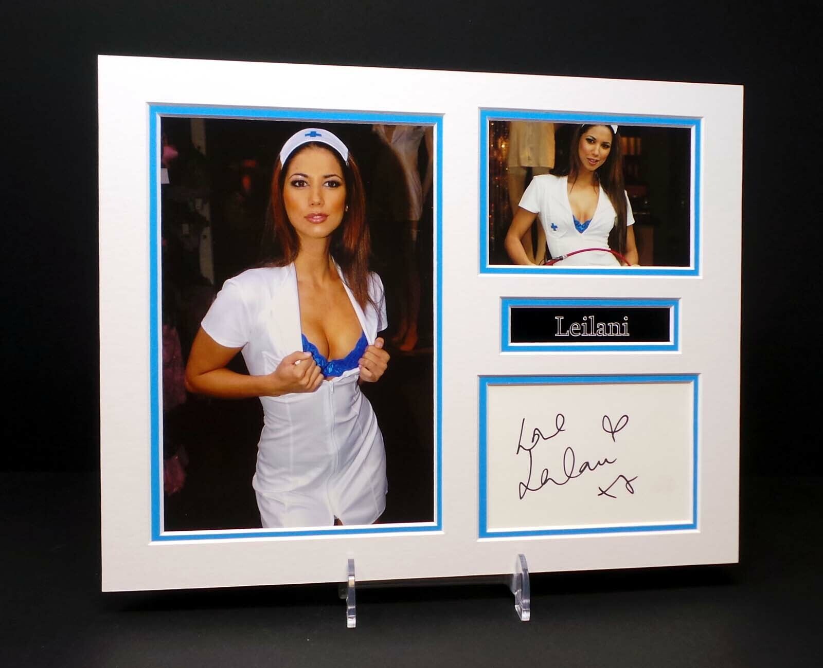 Leilani DOWDING Signed Mounted Photo Poster painting Display AFTAL RD COA Page 3 Glamour Model