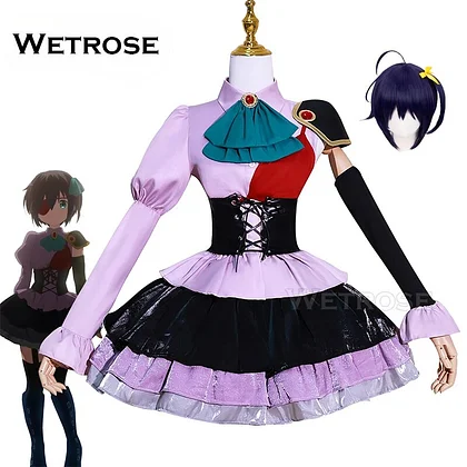 [Wetrose] Takanashi Rikka Campus Festival Cosplay Costume Chuunibyou Demo Koi Ga Shitai Gakuen Sai Stage Dress Halloween Full Set